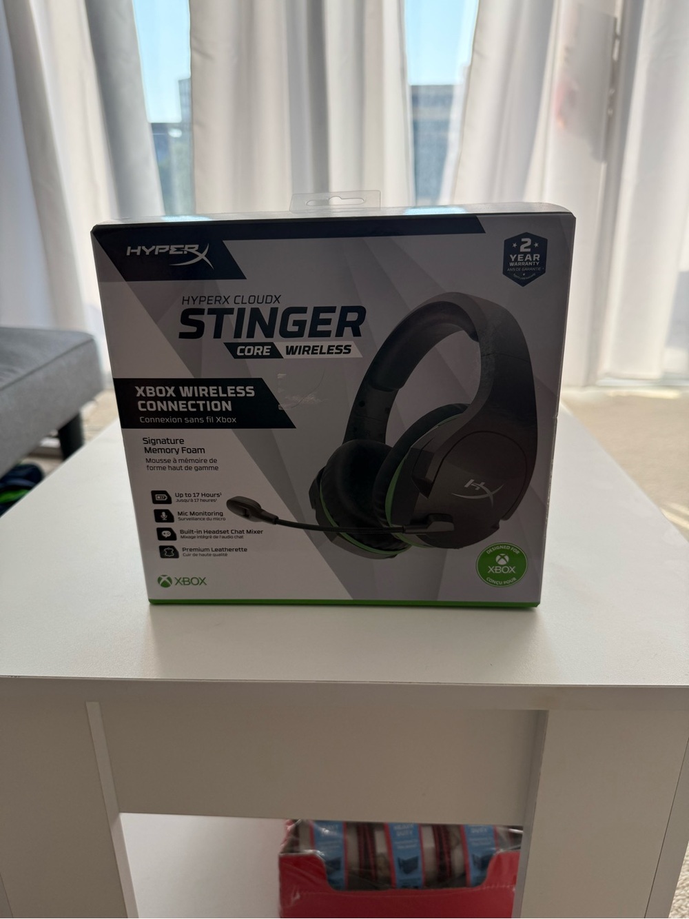 HyperX Stinger Core Wireless Xbox Over-Ear Headphones - Black
